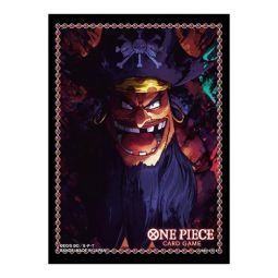 Bandai One Piece Trading Card Supplies Deck Protectors Vol. 3 - BLACKBEARD (70 Sleeves)