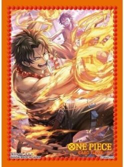 Bandai One Piece Trading Card Supplies Deck Protectors - PORTGAS D ACE (70 Sleeves)