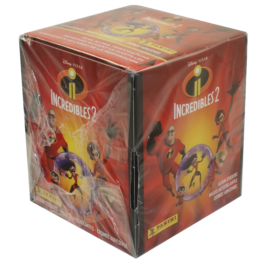 Panini - Disney / Pixar's The Incredibles 2 Sticker Collection - BOX (50 Sticker Packs)
