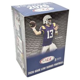 SAGE 2026 Low Series Football Cards - BLASTER BOX [60 Cards Plus 3 Autographs]