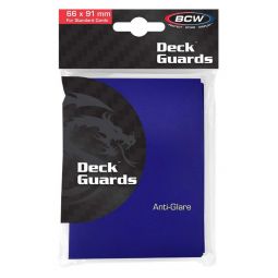 Trading Card Supplies - BCW Deck Guards - BLUE (Double Matte)(50 Premium Sleeves)