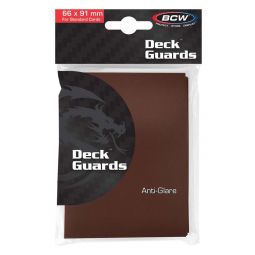 Trading Card Supplies - BCW Deck Guards - BROWN (Double Matte)(50 Premium Sleeves)