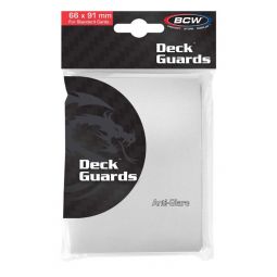 Trading Card Supplies - BCW Deck Guards - WHITE (Double Matte)(50 Premium Sleeves)