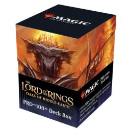 Magic the Gathering - Lord of the Rings Deck Box - SAURON [3](Holds 100+ Cards)