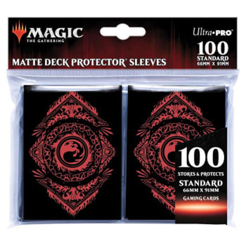 Ultra Pro Magic the Gathering Mana 7 Matte Deck Protectors - MOUNTAIN (100 Standard Size Sleeves)