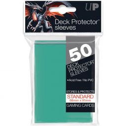 Trading Card Supplies - Ultra Pro DECK PROTECTORS - AQUA BLUE (50 pack)