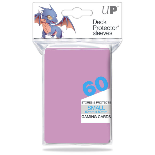 Trading Card Supplies - Ultra Pro DECK PROTECTORS - BRIGHT PINK (60 Pack - Small Size)