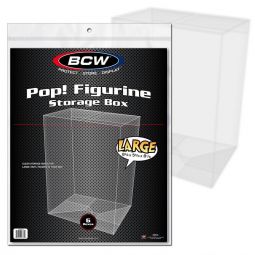 BCW - Funko POP! Figurine CLEAR PROTECTOR LARGE STORAGE BOXES - PACK OF 6