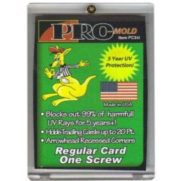 Trading Card Supplies - Pro-Mold - ONE SCREW REGULAR CARD HOLDER (20 Pt.)(PC5II)