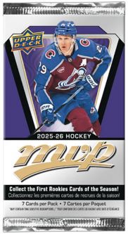 Upper Deck 2025-26 MVP Hockey Trading Cards - BOOSTER PACK [7 Cards]