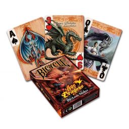 Bicycle Poker Playing Cards - Age of Dragons by Anne Stokes - 1 SEALED DECK