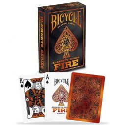 Bicycle Poker Playing Cards - Element Series: FIRE - 1 SEALED DECK