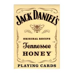 Bicycle Poker Playing Cards - Jack Daniel's Tennessee Whiskey - 1 SEALED DECK (Honey)