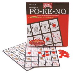Bicycle Playing Cards Game - THE ORIGINAL POKENO (12 Boards & 200 Chips)