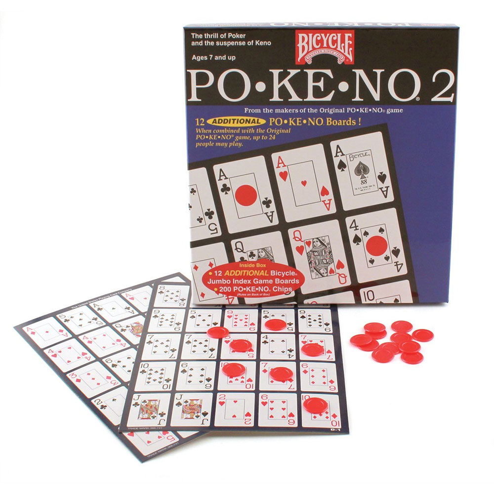 Original Pokeno Card Game by Bicycle Free Shipping New