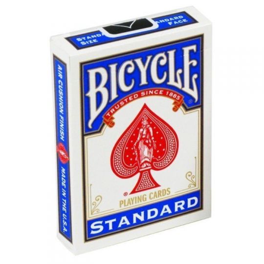  Single Blue Deck Standard Playing Cards (Wide Size, Regular  Index) : Toys & Games