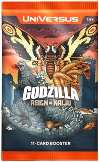 Universus Godzilla Reign of Kaiju CCG - BOOSTER PACK [11 Cards]