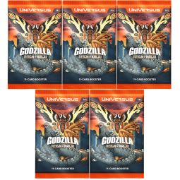 Universus Godzilla Reign of Kaiju CCG - BOOSTER PACKS [5 Pack Lot]