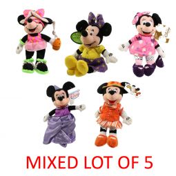 Disney Bean Bag Plush - MIXED LOT OF 5 Minnie Mouse