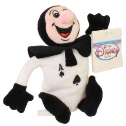 Disney Bean Bag Plush - BLACK CARD (Alice in Wonderland) (8 inch)