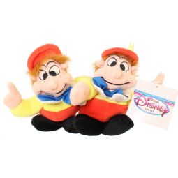 Disney Bean Bag Plush - TWEEDLEDEE AND TWEEDLEDUM (Alice in Wonderland) (9 inch)