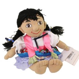 Disney Bean Bag Plush - MEXICAN GIRL (it's a small world) (9 inch)