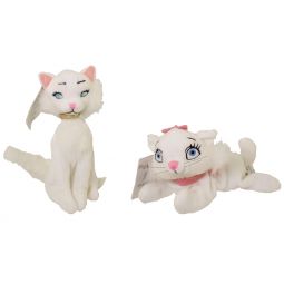 Disney Bean Bag Plush - SET OF 2 The Aristocats (MARIE AND DUCHESS)