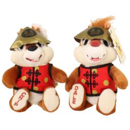 Disney Bean Bag Plush - SET OF 2 CHINA CHIP 'N' DALE