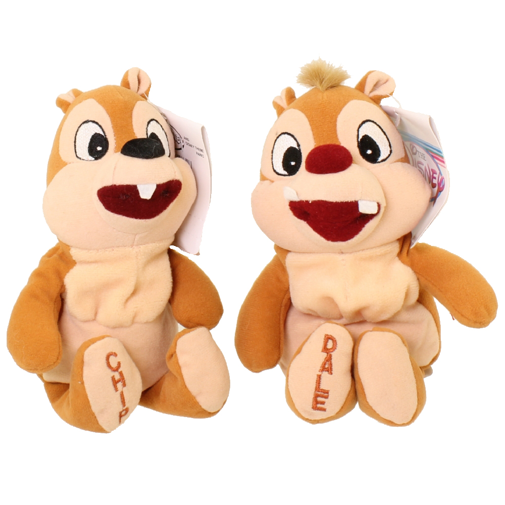 Disney Bean Bag Plush - SET OF 2 Chip 'n' Dale