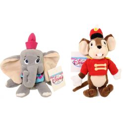 Disney Bean Bag Plush - SET OF 2 DUMBO AND TIMOTHY