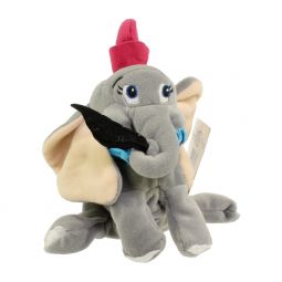 Disney Bean Bag Plush - DUMBO w/ FEATHER AND BLUE COLLAR (7 inch)