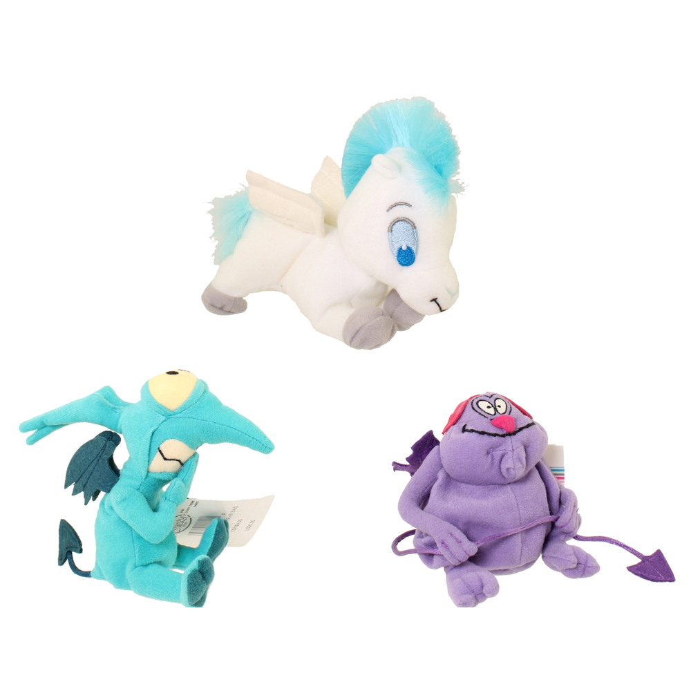 Disney Bean Bag Plush - SET OF 3 Hercules (PAIN, PANIC & BABY PEGASUS)
