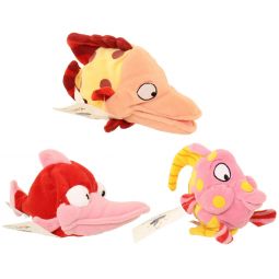 Disney Bean Bag Plush - SET OF 3 UNDERSEA CRITTERS (The Little Mermaid)