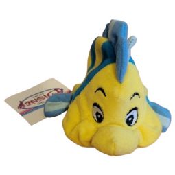 Disney Bean Bag Plush - FLOUNDER (The Little Mermaid) (7 inch)