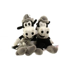 Disney Bean Bag Plushes - SET OF 2 HORACE & CLARABELLE (Mickey Mouse) (9 inch)