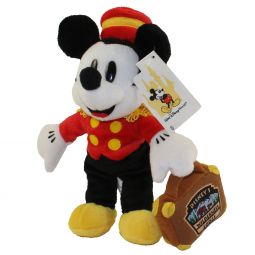Disney Bean Bag Plush - "Disney's Wilderness Lodge Resort" BELLHOP MICKEY (Mickey Mouse) (9 inch)
