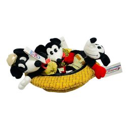 Disney Bean Bag Plush - CLASSIC COMIC BEAN BAG SET (Mickey Mouse)(8 inch)