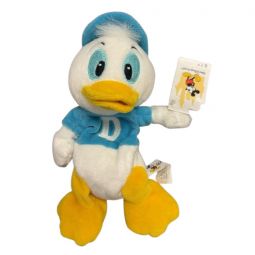Disney Bean Bag Plush - DEWEY (Blue Shirt - Walt Disney World Tag)(Donald's Ducks)(6 inch)