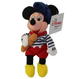 Disney Bean Bag Plush - FRENCH MICKEY with Baguette (Mickey Mouse) (9 inch)