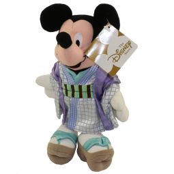Disney Bean Bag Plush - GLOBE-TROTTING MICKEY MOUSE (Japanese)(9 inch)