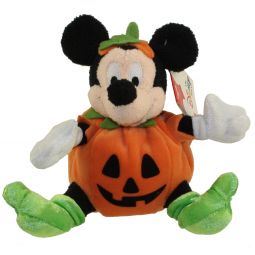 Disney Bean Bag Plush - HALLOWEEN PUMPKIN MICKEY (Mickey Mouse)(6 inch)