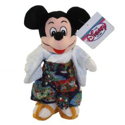 Disney Bean Bag Plush - KIMONO MICKEY (Mickey Mouse)(Disney Store Japan)(9 inch)