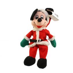 Disney Bean Bag Plush - SANTA MICKEY (Mickey Mouse) (9 inch)