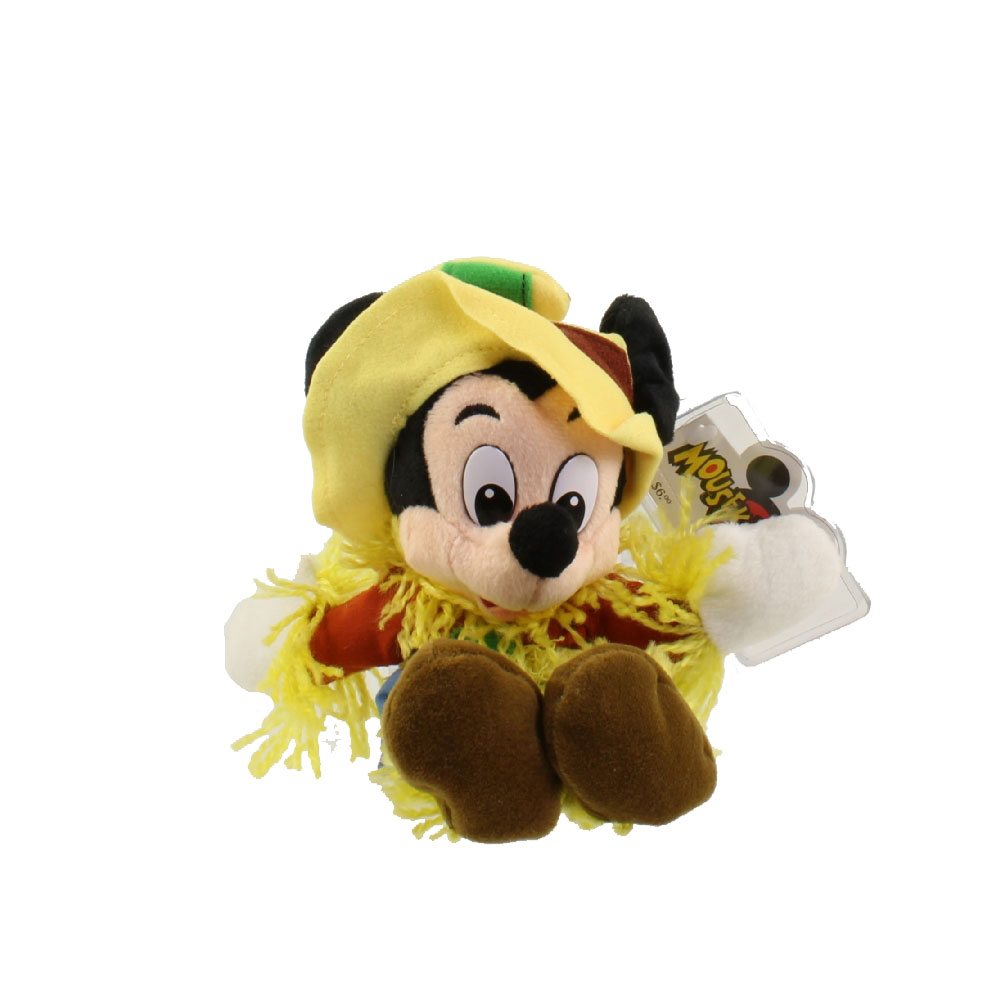 Disney Bean Bag Plush - SCARECROW MICKEY (Mickey Mouse - Mousketoys Tags) (9 inch)