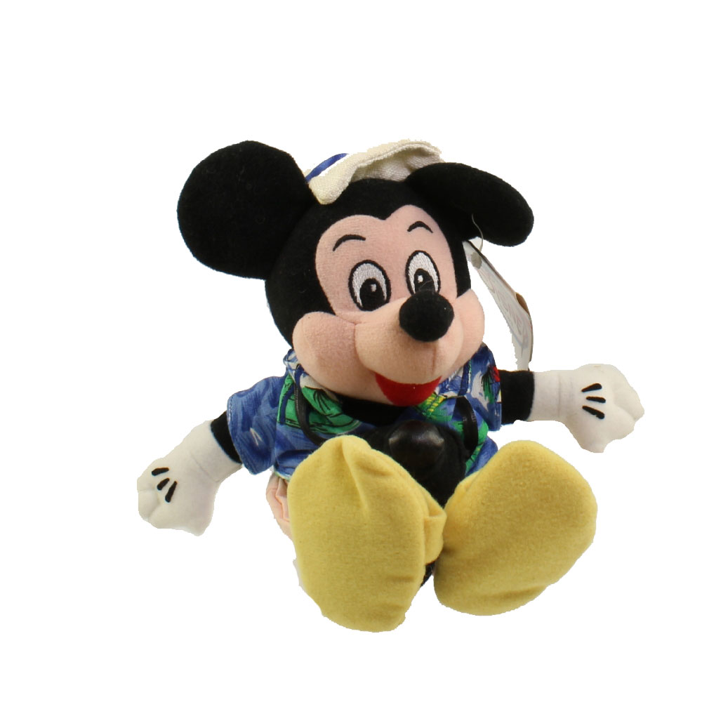 Disney Bean Bag Plush - TOURIST MICKEY (Mickey Mouse) (9 inch)