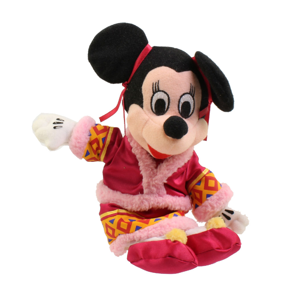 Disney Bean Bag Plush - CHINESE COSTUME MINNIE (Mickey Mouse) (10 inch)