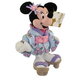 Disney Bean Bag Plush - GLOBE-TROTTING MINNIE MOUSE (Japanese)(9 inch)