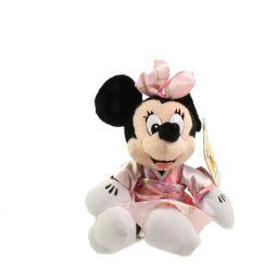 Disney Bean Bag Plush - JAPANESE MINNIE with PINK KIMONO (Mickey Mouse) (9 inch)