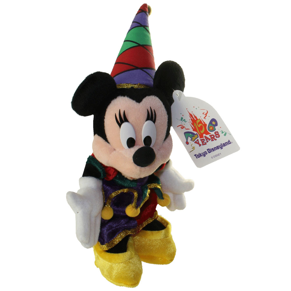 Disney Bean Bag Plush - JESTER MINNIE (Tokyo Disneyland) (Mickey Mouse) (12 inch)