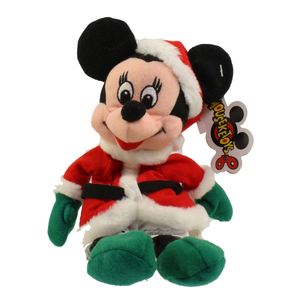 Disney Bean Bag Plush - SANTA MINNIE (Mickey Mouse) (9 inch)